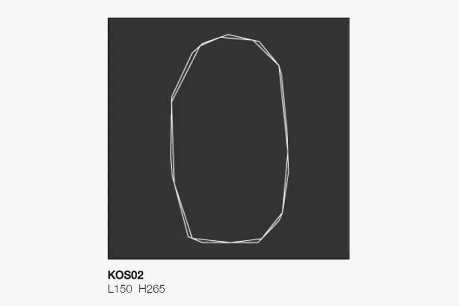 Specchio Kooh - Noor - Glas - KOS02