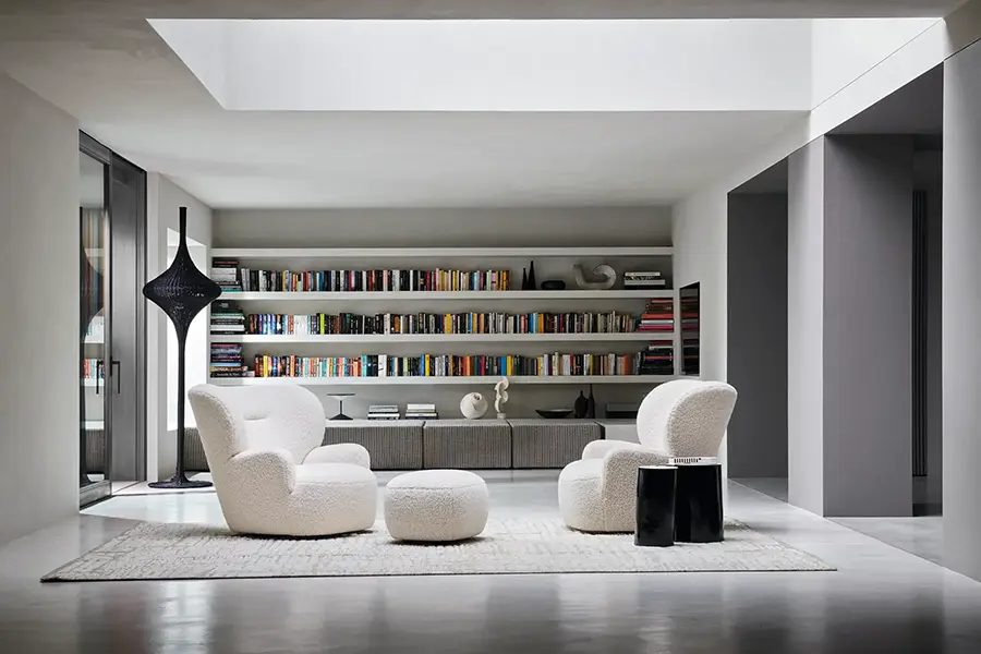 Poltrona e pouf Loll - Gervasoni - in promozione