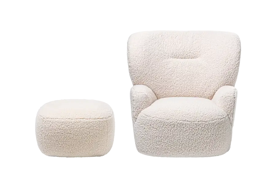 Poltrona e pouf Loll - Gervasoni - outlet