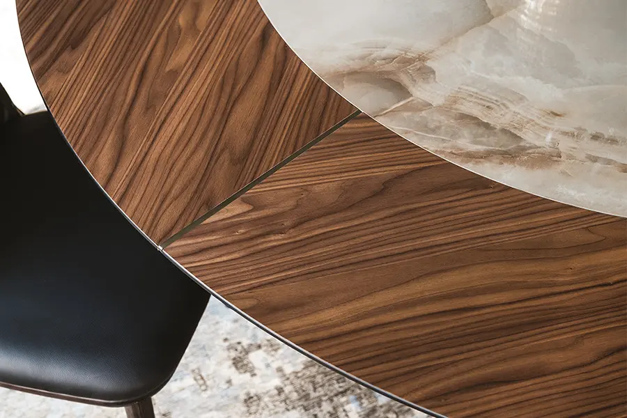 Tavolo Planer Ker-Wood Round - Cattelan - sala da pranzo