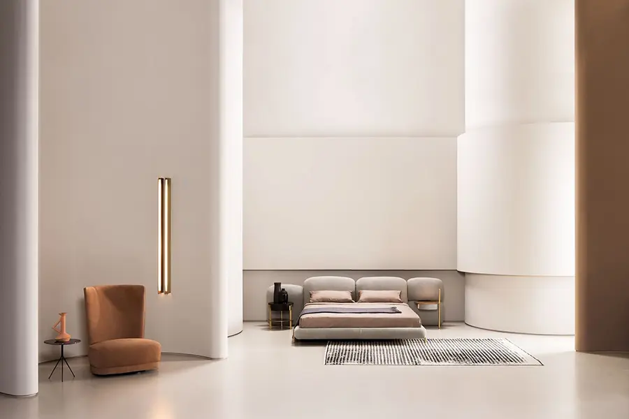 Letto Stone con comodini - Baxter - arredo