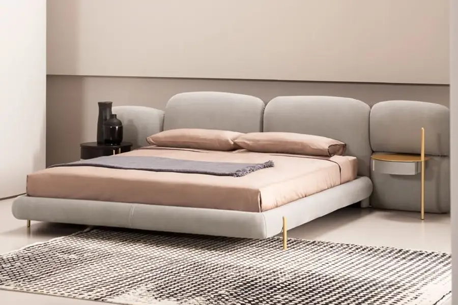 Letto Stone con comodini - Baxter - letto completo