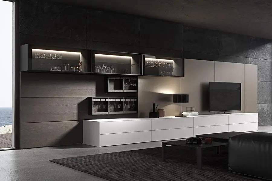 Mobile Tv Living Mh6 – Modulnova - composizione living
