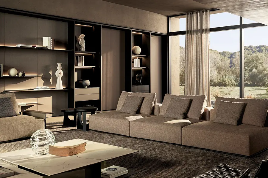 Parete Wall System - Poliform - soggiorno