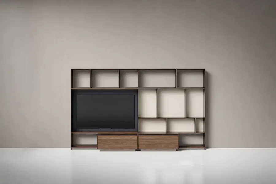 Libreria flat.C - B&B Italia - mobile tv